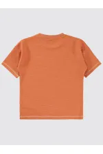 Lot de T-shirts orange pour garçons de 6 à 9 ans