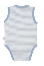 Bebek Çıtçıtlı Badi 0-24 Ay Soft İndigo - Paket