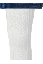 Kız Çocuk Külotlu Çorap 2-9 Yaş Ekru - Paket