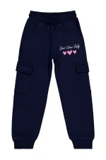 Kız Çocuk Eşofman Altı 6-9 Yaş Lacivert - Paket