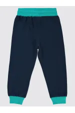 Bas de survêtement garçon 2-5 ans, bleu marine doux - Lot