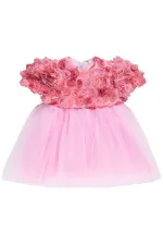 Bebek Jile ve Elbise 0-24 Ay Pudra - Paket