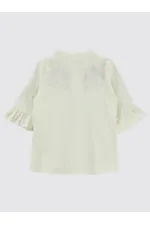 Girl's Shirt 6-9 Years Old Ecru - Package