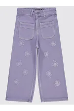 Girls Trousers 6-9 Years Lilac - Package