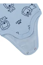 Body bébé à boutons-pression bleu 0-24 mois - Emballage