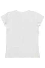 Kız Çocuk Tişört Km 6-9 Yaş Kırık Beyaz - Paket