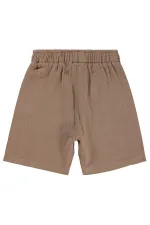 Erkek Çocuk Şort 6-9 Yaş Kahverengi - Paket