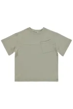 Boys' T-Shirt, Ages 10-13, Soft Grey - Pack
