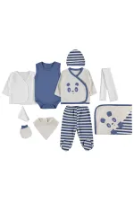 Bebek Zıbın Setleri 0-24 Ay Lacivert - Paket