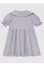 Ensemble gilet et robe pour fille de 2 à 5 ans, couleur lavande douce - Pack
