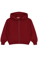 Girl Cardigan 10-13 Years Old Burgundy - Package