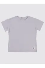 Girls' T-Shirt 6-9 Years Old Galactic Lilac - Package