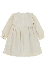 Kız Çocuk Jile ve Elbise 6-9 Yaş Bej - Paket