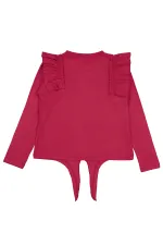 Kız Çocuk Sweatshirt 6-9 Yaş Kırmızı - Paket