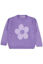 Girl's Sweater 2-5 Years Purple - Package