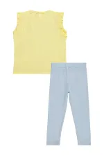 Kız Çocuk Takım 6-9 Yaş Sarı-Koyu Mavi - Paket