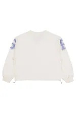 Kız Çocuk Sweatshirt 10-13 Yaş Ekru - Paket