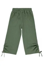 Pantalons kaki pour filles de 6 à 9 ans - Lot