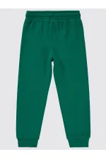 Bas de survêtement garçon 10-13 ans Vert pin - Lot