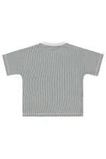 T-shirt garçon, 2-5 ans, bleu indigo clair - Lot