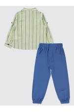 Costume vert pour garçon de 2 à 5 ans - Emballage