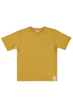 T-shirt garçon Km 2-5 ans, moutarde foncée - Lot