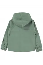 Veste garçon, 10-13 ans, kaki doux - Emballage