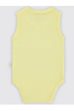 Bebek Çıtçıtlı Badi 0-24 Ay Sarı - Paket Bebek Çıtçıtlı Badi 0-24 Ay Sarı - Paket