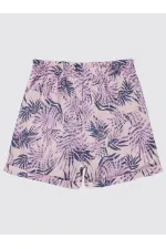 Kız Çocuk Şort 6-9 Yaş Lila - Paket