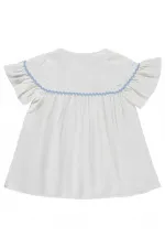 Girls' Shirt, Ages 10-13, Off-White - Package