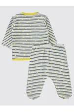 Baby Bodysuit Sets 0-24 Months Yellow - Package