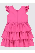 Kız Çocuk Jile ve Elbise 6-9 Yaş Fuşya - Paket
