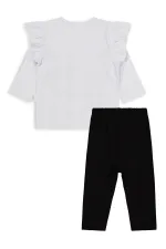 Bebek Takım 0-24 Ay Beyaz-Siyah - Paket