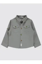 Chemise grise pour garçon de 2 à 5 ans - Lot