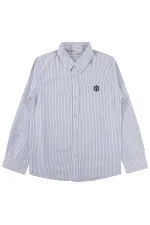 T-shirt garçon, 10-13 ans, bleu - Lot