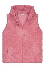 Kız Çocuk Yelek 10-13 Yaş Soft Pembe - Paket