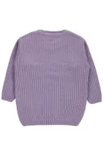 Bebek Kazak 0-24 Ay Lila - Paket