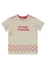 Boys T-Shirt 2-5 Years Old Light Claret Red - Package