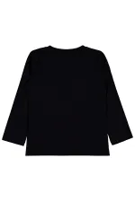 Kız Çocuk Sweatshirt Km 2-5 Yaş Siyah - Paket