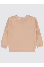 Sweat-shirt pour filles de 2 à 5 ans, couleur poudre - Emballage