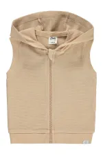 Gilet bébé 0-24 mois Café au lait - Emballage