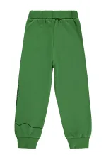 Pantalon de survêtement garçon, 2-5 ans, vert foncé - Lot