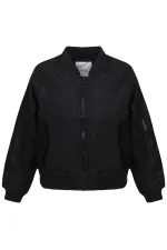 Erkek Çocuk Mont 6-9 Yaş Siyah - Paket