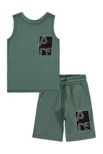 Boys Suit 6-9 Years Old Dark Khaki - Package