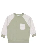 Erkek Çocuk Sweatshirt 2-5 Yaş Yeşil - Paket