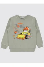 Boy Sweatshirt 2-5 Years Soft Gray - Package