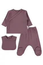 Baby Bodysuit Sets 0-24 Months Coffee - Pack