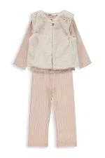 Ensemble d'équipe pour filles de 2 à 5 ans, rose poudré - Pack