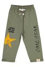 Boys Tracksuit Bottoms 2-5 Years Khaki - Pack