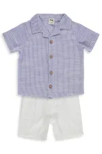 Bebek Takım 0-24 Ay Mavi - Paket